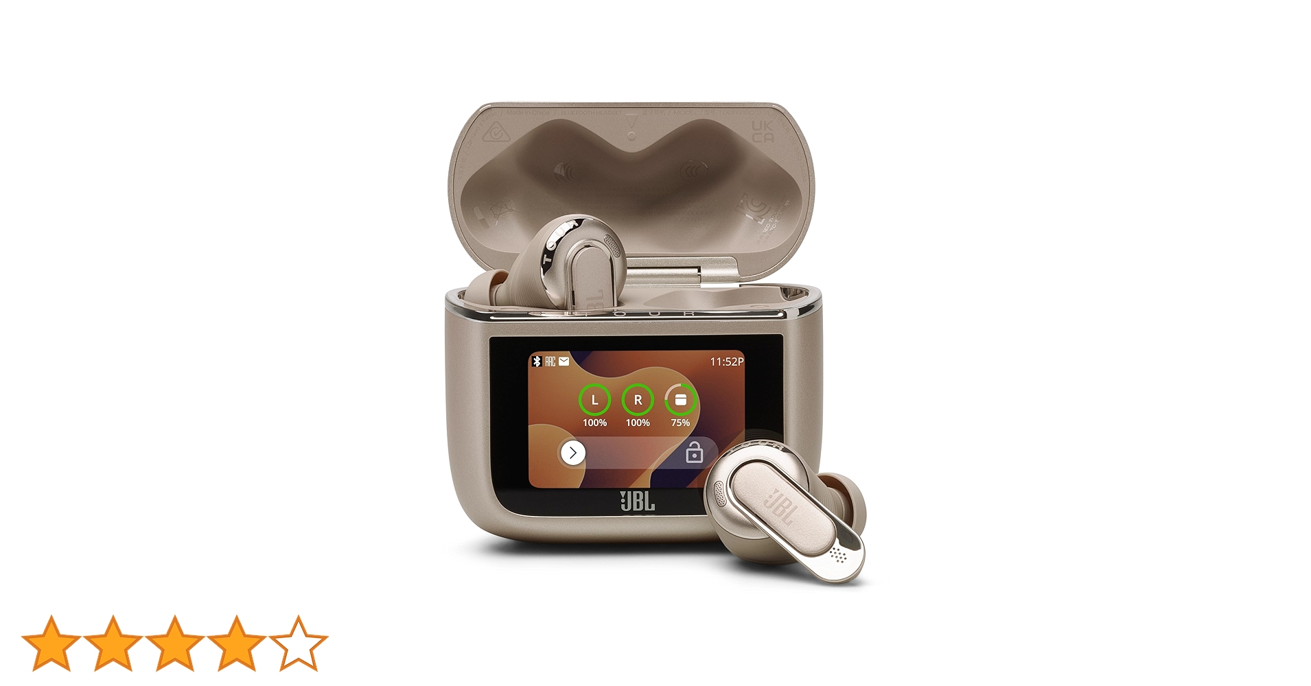 極美品 JBL Tour Pro 3 ワイヤレスイヤホン ラテ JBL ( ジェービーエル ) JBL TOUR PRO 3 ラテ 完全ワイヤレス